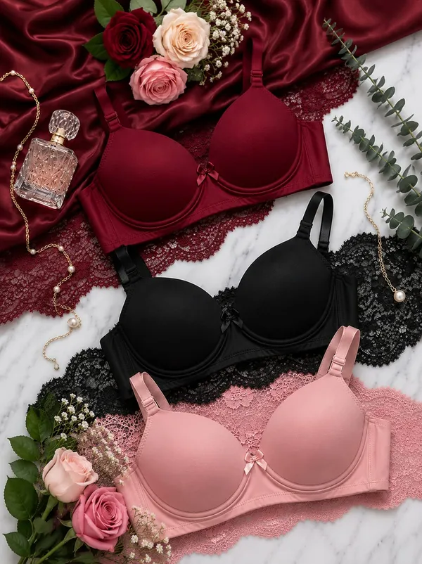 Klowvila_Fashion_Light_Padded_3_Pc_Bra_Combo_I_Padded_Bra_I_Cotton_Bra_I_Girls_Innerware_I_Undergarment_(_Pack_of_3pcs_)