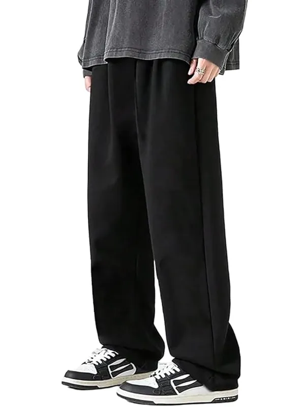 Klowvila_Fashion_Men's_Trouser–Loose_Fit_Polycotton_with_Elastic_Waistband_&_Pockets