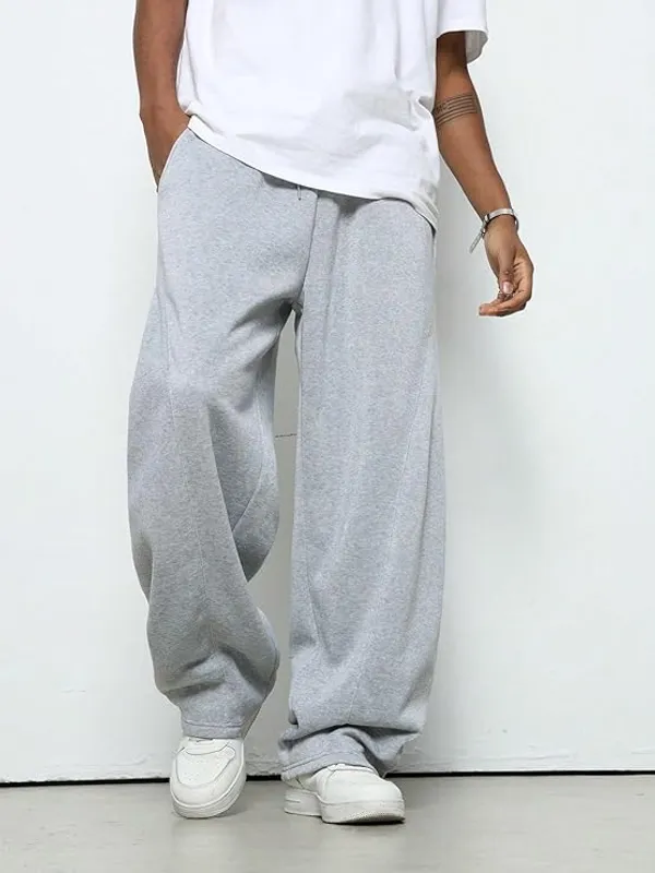 Klowvila_Fashion_Men's_Trouser–Loose_Fit_Polycotton_with_Elastic_Waistband_&_Pockets