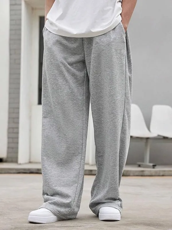 Klowvila_Fashion_Men's_Trouser–Loose_Fit_Polycotton_with_Elastic_Waistband_&_Pockets