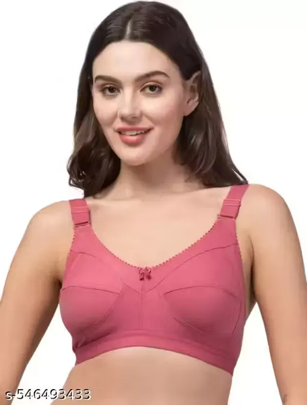 Klowvila_Fashion__Women's_Cotton_Blend_Minimizer_C_Cup_Non-Padded_Heavy_Bust_Full_Coverage_Non-Wired_Seamless__T-Shirt_Bra_Combo_Pack_of_3