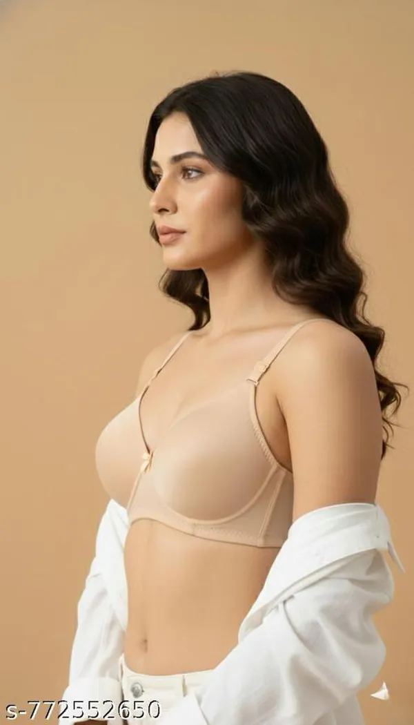 Klowvila_Fashion__Women's_Lycra_Padded_Non_Wired_Regular_Bra_Combo_(Pack_of_2)__