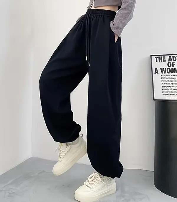 Klowvila_fashion__WOMEN_TRENDY_RECYCELD_COTTON_TERRY_FABRIC_JOGGERS_WITH_ELASTICATED_WAIST_BAND_AND_LEG_OPENING