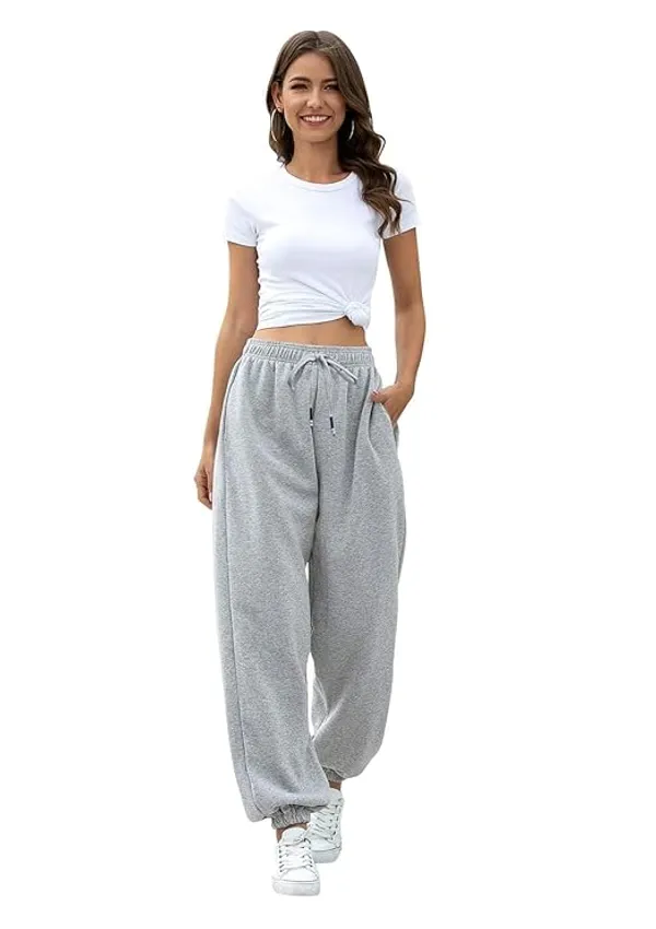 Klowvila_fashion__WOMEN_TRENDY_RECYCELD_COTTON_TERRY_FABRIC_JOGGERS_WITH_ELASTICATED_WAIST_BAND_AND_LEG_OPENING