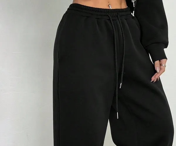 Klowvila_fashion__Womens_Regular_Fit_Track_Pants_–Loose_Fit_Cotton_Blend_with_Elastic_Waistband_&_Pockets