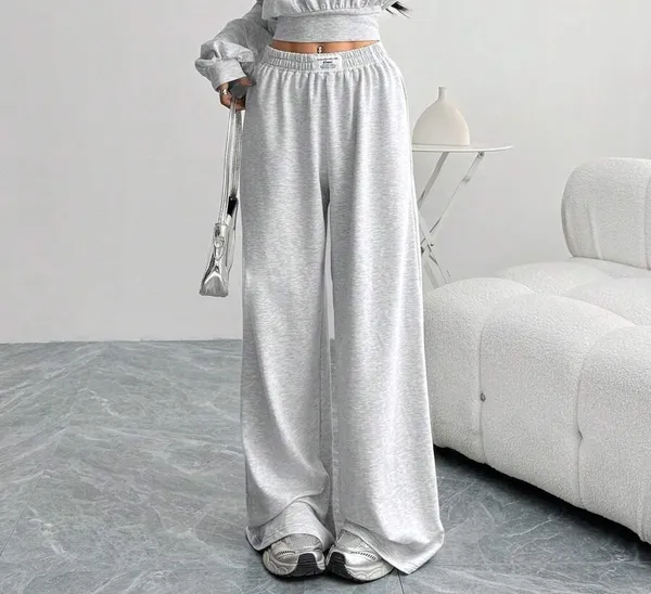 Klowvila_fashion__Womens_Regular_Fit_Track_Pants_–Loose_Fit_Cotton_Blend_with_Elastic_Waistband_&_Pockets