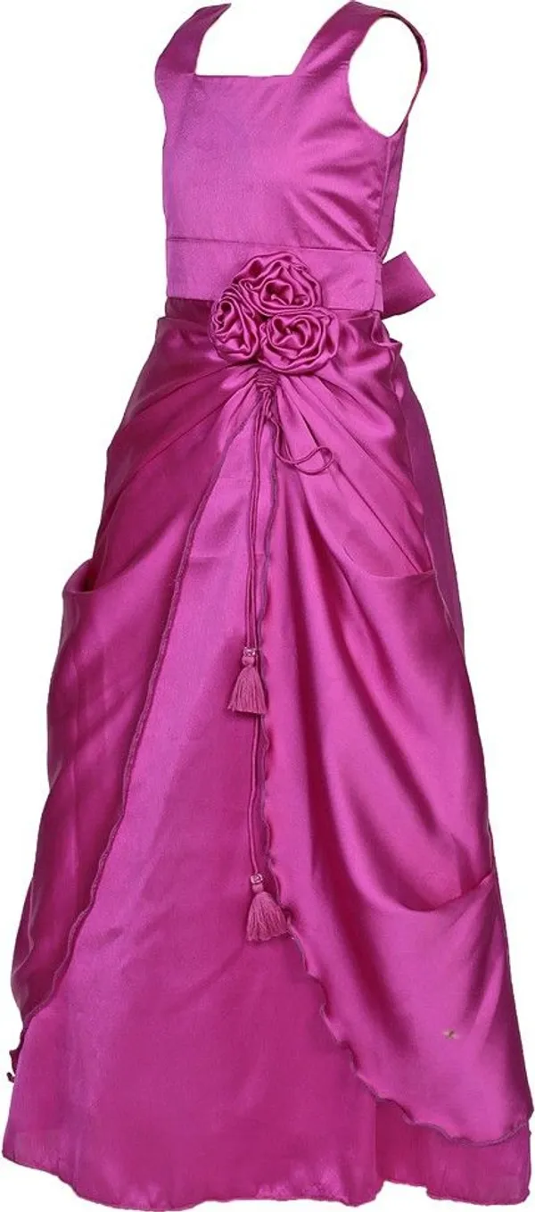 Purple_Satin_Cotton_Linen_Cotton_Blend_Premium_Gown_Dress_For_Girls