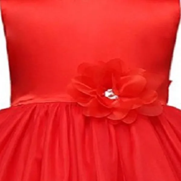 Red_Satin_Cotton_Blend_Premium_Gown_Dress_For_Girls