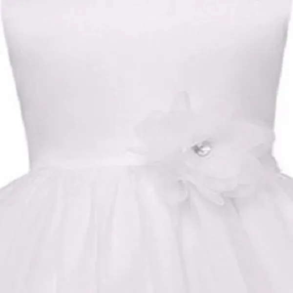 White_Satin_Cotton_Blend_Premium_Gown_Dress_For_Girls