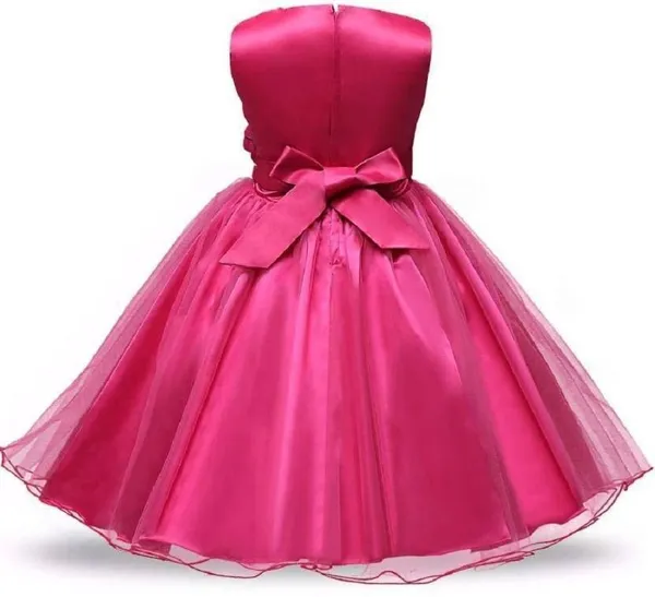 Pink_Satin_Cotton_Blend_Premium_Gown_Dress_For_Girls