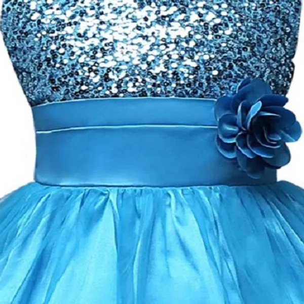 Blue_Satin_Cotton_Blend_Premium_Gown_Dress_For_Girls