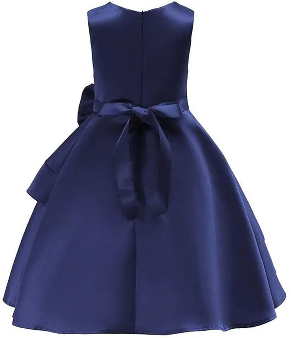 Navy_Blue_Silk_Blend_Premium_Gown_Dress_For_Girls