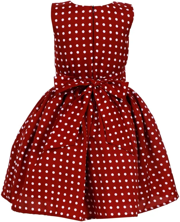 Maroon_Crepe_Premium_Fit_And_Flare_Dress_For_Girls