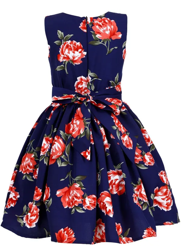 Navy_Blue_Crepe_Premium_Fit_And_Flare_Dress_For_Girls