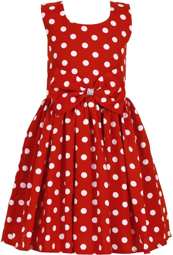 Red_Crepe_Premium_Fit_And_Flare_Dress_For_Girls