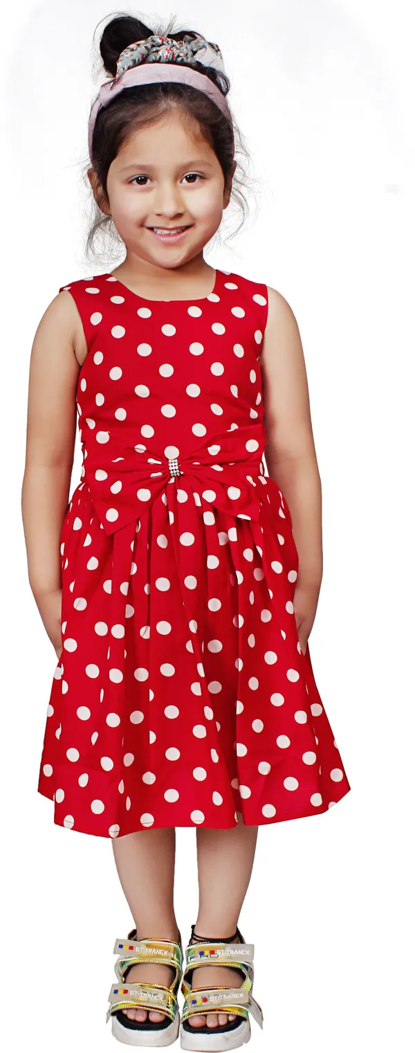 Red_Crepe_Premium_Fit_And_Flare_Dress_For_Girls