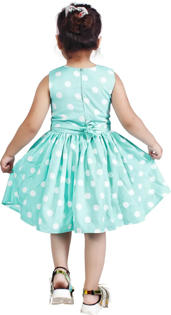 Sea_Green_Crepe_Premium_Fit_And_Flare_Dress_For_Girls