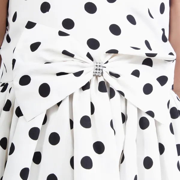 White_Crepe_Premium_Fit_And_Flare_Dress_For_Girls