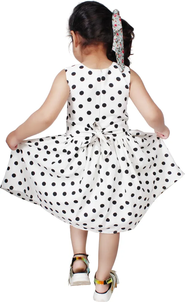 White_Crepe_Premium_Fit_And_Flare_Dress_For_Girls