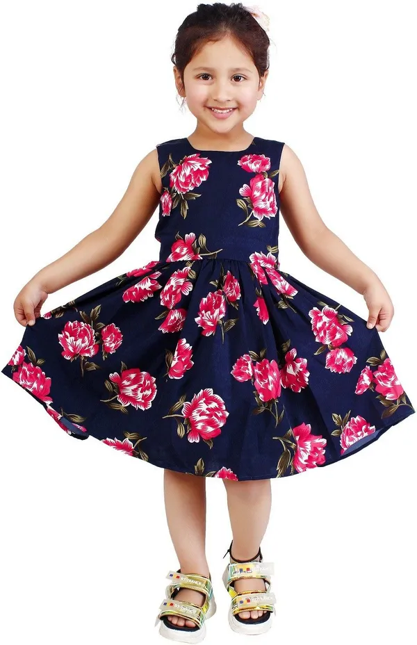 Navy_Crepe_Premium_Fit_And_Flare_Dress_For_Girls