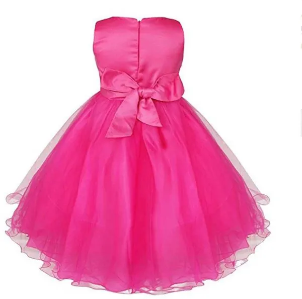 Magenta_Satin_Cotton_Linen_Silk_Blend_Net_Premium_Gown_Dress_For_Girls