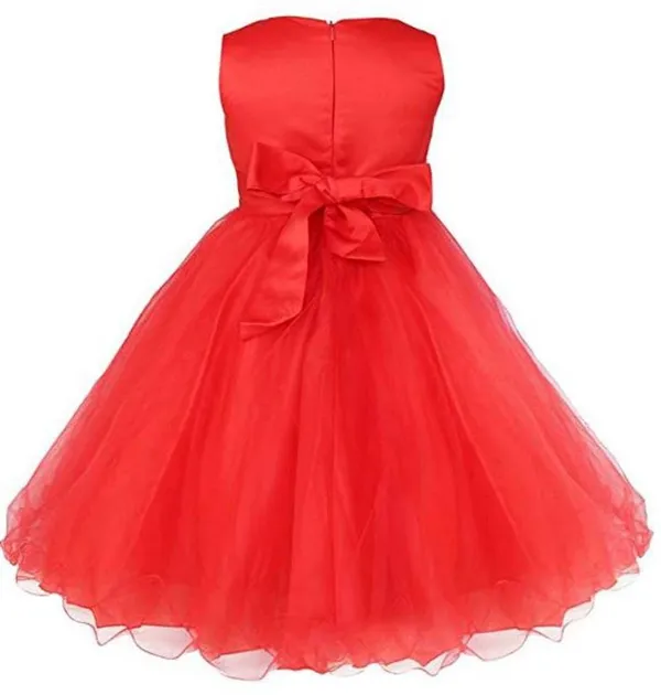 Red_Satin_Cotton_Linen_Silk_Blend_Net_Premium_Gown_Dress_For_Girls