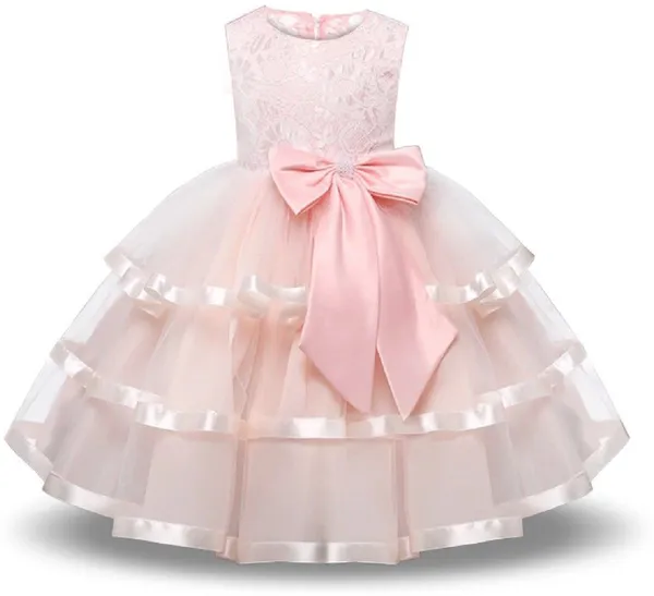 Peach_Satin_Cotton_Linen_Net_Premium_Fit_And_Flare_Dress_For_Girls