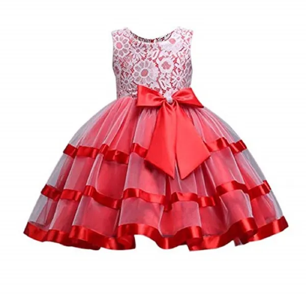 Red_Satin_Cotton_Linen_Net_Premium_Fit_And_Flare_Dress_For_Girls