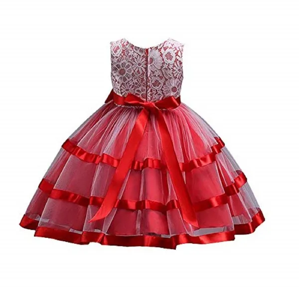Red_Satin_Cotton_Linen_Net_Premium_Fit_And_Flare_Dress_For_Girls