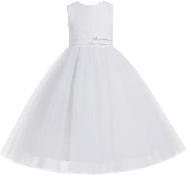White_Silk_Blend_Premium_Gown_Dress_For_Girls