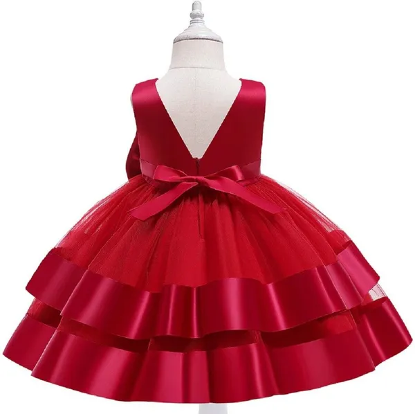 Maroon_Satin_Premium_Fit_And_Flare_Dress_For_Girls