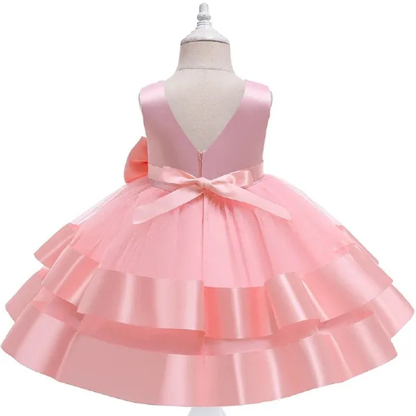 Peach_Satin_Premium_Fit_And_Flare_Dress_For_Girls