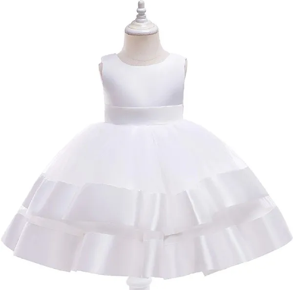 White_Satin_Premium_Fit_And_Flare_Dress_For_Girls