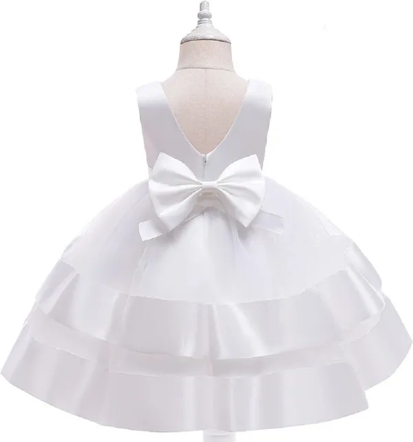 White_Satin_Premium_Fit_And_Flare_Dress_For_Girls