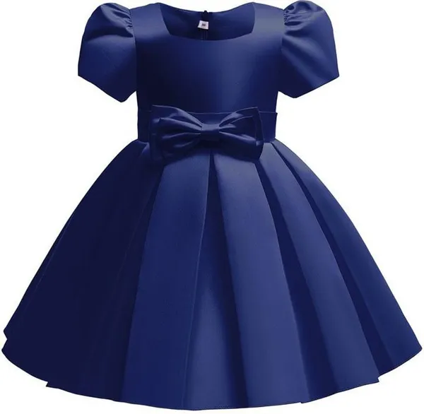 Navy_Satin_Premium_Fit_And_Flare_Dress_For_Girls