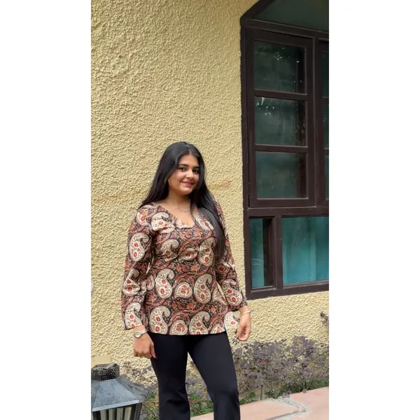 Biba_Women's_Black_Paisley_Print_Casual_Ethnic_Top