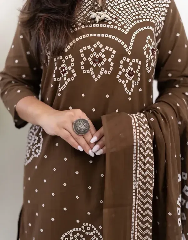 Biba_jaipur_Mocha_Mehfil_Bandhej_Mirror_Work_Cotton_Suit