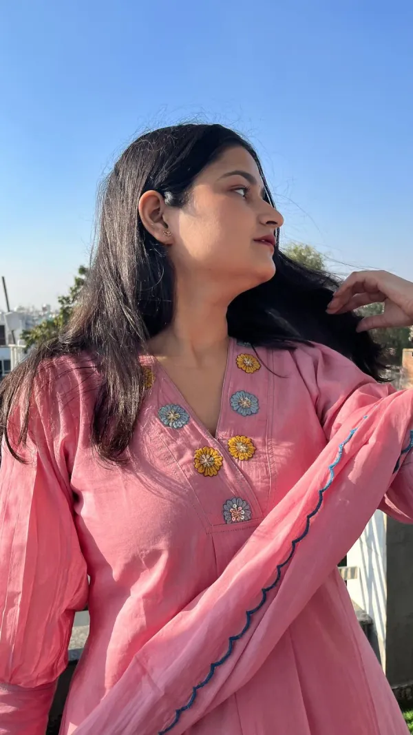 Biba_Jaipur_Blush_Pink_Floral_Embroidered_Anarkali_Kurta_Set_with_Dupatta