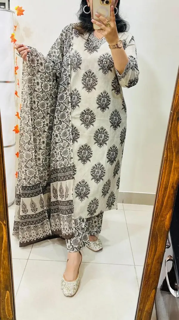 Biba_Jaipur_Beautiful_kurti_pant_dupatta_set