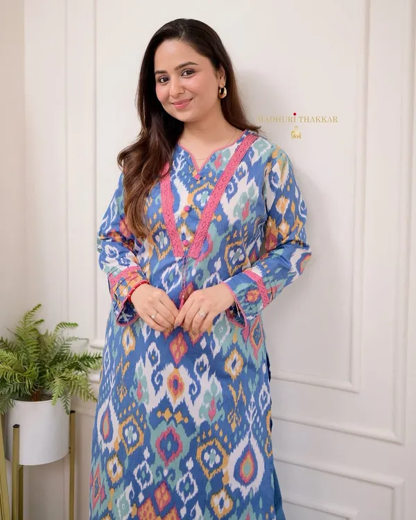 Multicolor_Cotton_Kurta_Set_For_Women