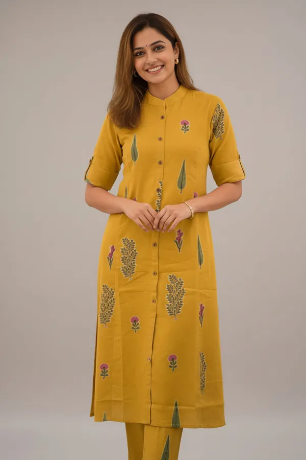 Biba_Jaipur_Yellow_Printed_Cotton_Co-Ord_Set