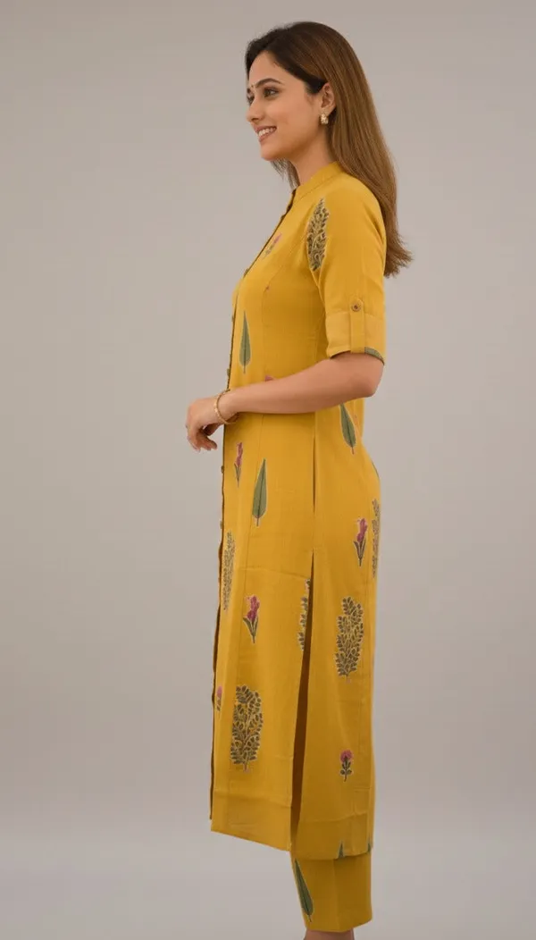 Biba_Jaipur_Yellow_Printed_Cotton_Co-Ord_Set