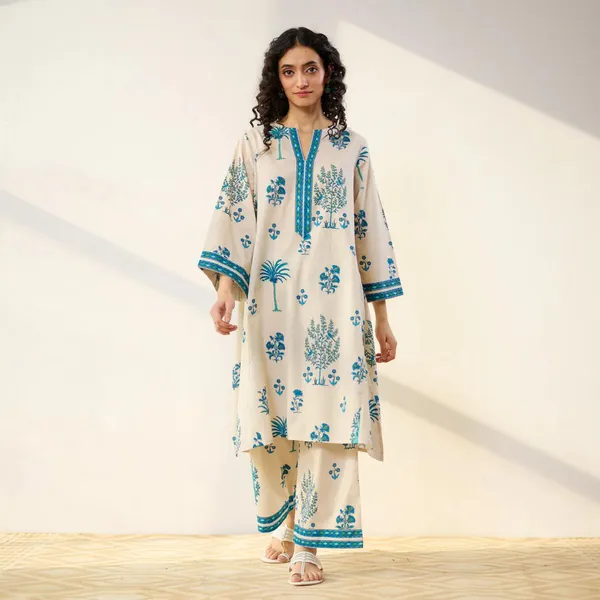Mehfil_Cotton_Printed_Co-ord_Set_-_Off_White_Monotone