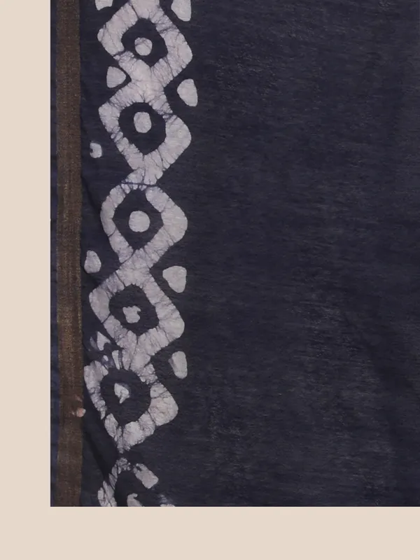 MH_HANDLOOM_Semi_Silk_Batik_Print_Saree_With_Blouse