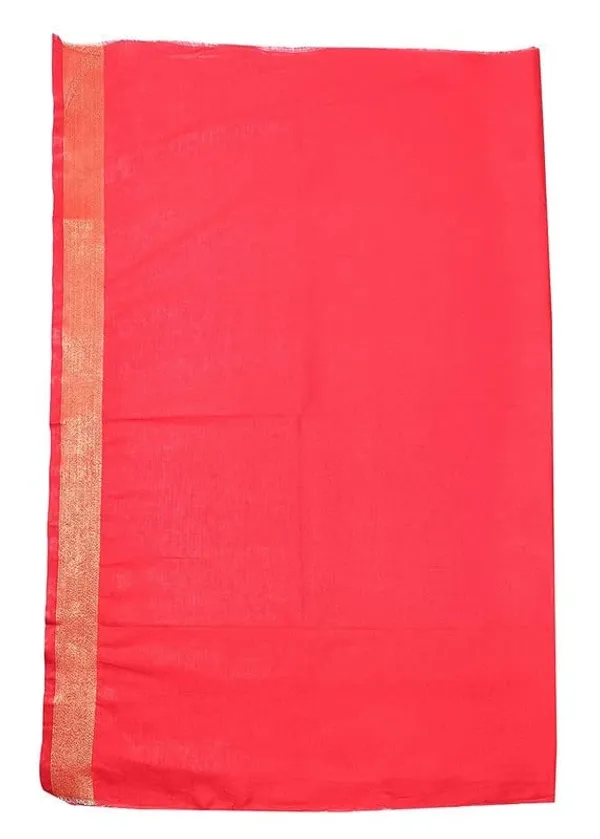 Cream_Linen_Slub_Ethnic_Wear_Saree_For_Women_With_Blouse