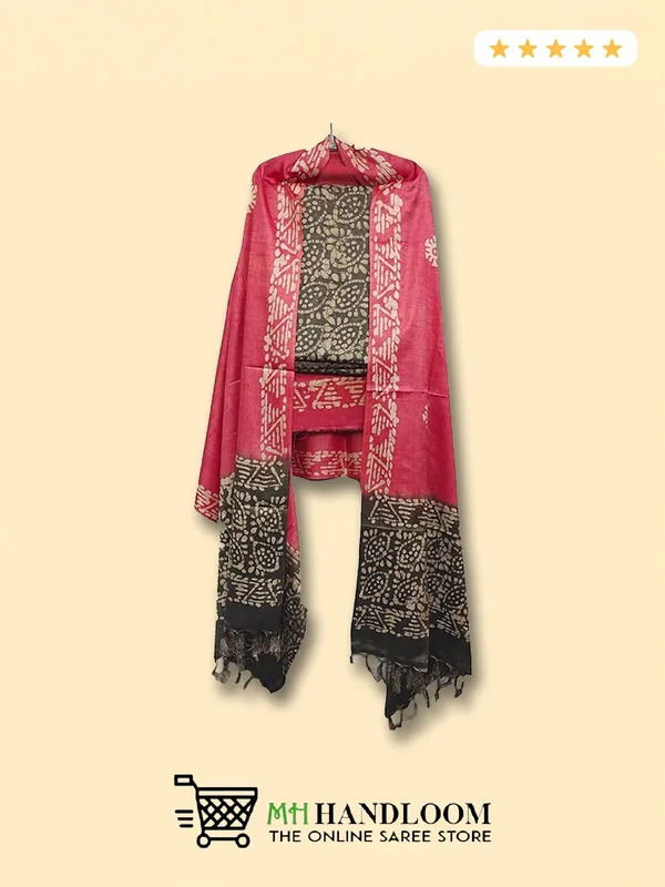 MH_HANDLOOM_Women's_Cotton_Silk_Batik_Print_Unstitched_Salwar_Suits_with_Dupatta