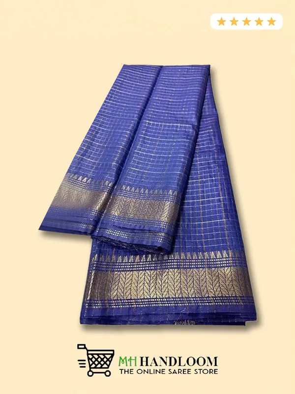 Purple_Womenhandloom_Bhagalpuri_Semi_Silk_Blend_Saree_Ethnic_Wear_With_Running_Unstitched_Blouse_Piece