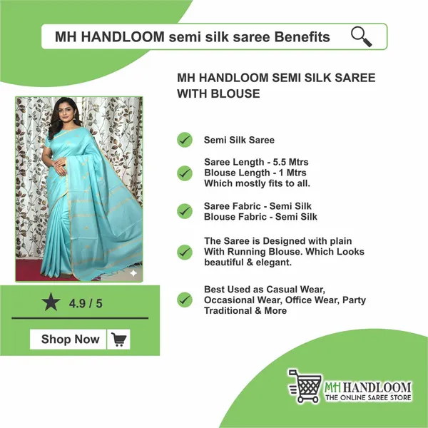 Women’s_Semi_Silk_Saree_with_Blouse_Piece_for_Every_Occasion