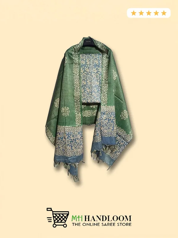 MH_HANDLOOM_Women's_Cotton_Silk_Batik_Print_Unstitched_Salwar_Suits_with_Dupatta