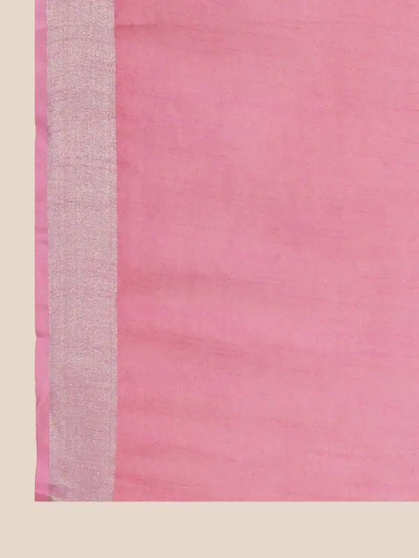 Pink_Linen_Slub_Ethnic_Wear_Saree_For_Women_With_Blouse